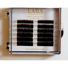 Load image into Gallery viewer, LABA COLOR LASH EXTENSIONS 1/2 TRAY