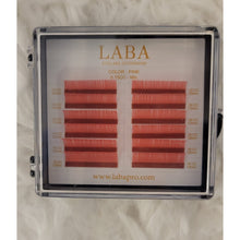 Load image into Gallery viewer, LABA COLOR EYELASH EXTENSIONS CC 10-13mm ( Mixed 1/2 Trays)
