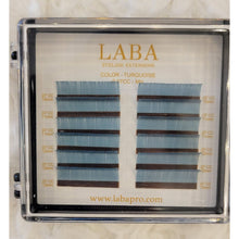 Load image into Gallery viewer, LABA COLOR EYELASH EXTENSIONS CC 10-13mm ( Mixed 1/2 Trays)
