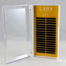 Load image into Gallery viewer, LABA CLASSIC Eyelash Extensions "L" Curl  Mixed Length Trays 0.10mm and 0.15mm