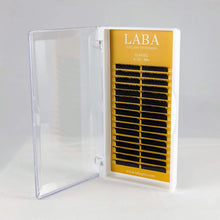 Load image into Gallery viewer, LABA CLASSIC Eyelash Extensions "L" Curl  Mixed Length Trays 0.10mm and 0.15mm