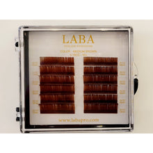 Load image into Gallery viewer, LABA COLOR LASH EXTENSIONS 1/2 TRAY