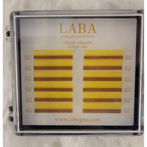 LABA COLOR EYELASH EXTENSIONS CC 10-13mm ( Mixed 1/2 Trays)