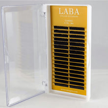 Load image into Gallery viewer, LABA CLASSIC Eyelash Extensions &quot;L&quot; Curl  Mixed Length Trays 0.10mm and 0.15mm